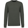 Sweat-shirt écoresponsable col rond Vert Marble Kariban
