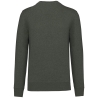 Sweat-shirt écoresponsable col rond Vert Marble Kariban – vue 2