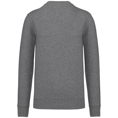 Sweat-shirt écoresponsable col rond Grey Heather Kariban – vue 2