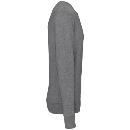 Sweat-shirt écoresponsable col rond Grey Heather Kariban – vue 3