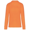 Sweat-shirt écoresponsable col rond unisexe Orange Kariban – vue 2