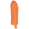 Sweat-shirt écoresponsable col rond unisexe Orange Kariban – vue 3