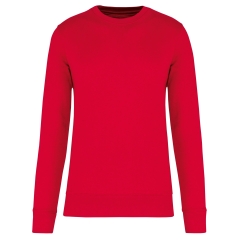 Sweat-shirt écoresponsable col rond Rouge Kariban