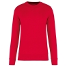 Sweat-shirt écoresponsable col rond Rouge Kariban