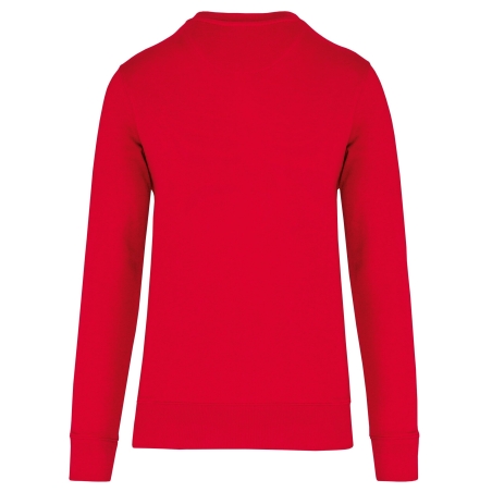 Sweat-shirt écoresponsable col rond Rouge Kariban – vue 2