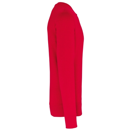 Sweat-shirt écoresponsable col rond Rouge Kariban – vue 3