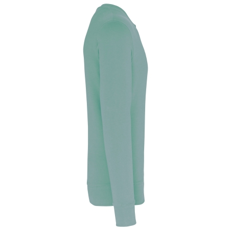 Sweat-shirt écoresponsable col rond Kariban Vert Sage unisexe – vue 3