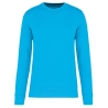 Sweat-shirt écoresponsable col rond Turquoise Kariban