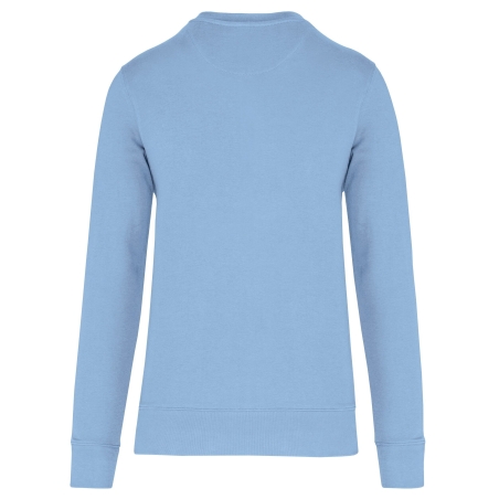 Sweat-shirt écoresponsable col rond unisexe Ciel Kariban – vue 2