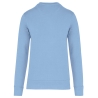Sweat-shirt écoresponsable col rond unisexe Ciel Kariban – vue 2