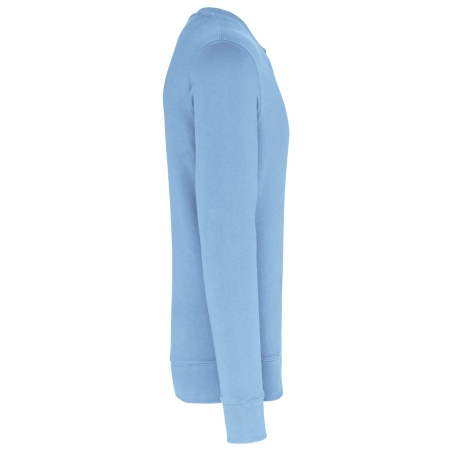 Sweat-shirt écoresponsable col rond unisexe Ciel Kariban – vue 3