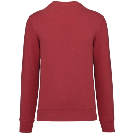 Sweat-shirt écoresponsable col rond Terracotta Red Kariban – vue 2