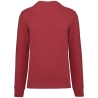 Sweat-shirt écoresponsable col rond Terracotta Red Kariban – vue 2