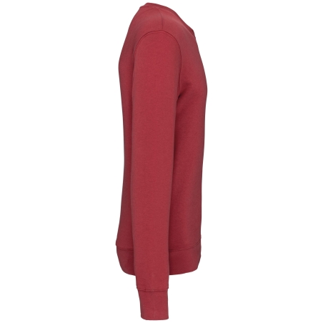 Sweat-shirt écoresponsable col rond Terracotta Red Kariban – vue 3