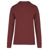 Sweat-shirt écoresponsable col rond Bordeaux Kariban – vue 2