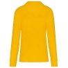 Sweat-shirt écoresponsable col rond unisexe Jaune Kariban – vue 2