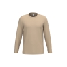 T-shirt manches longues unisexe Beige iDeal Basic Brand 185 g/m²