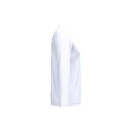 T-shirt manches longues unisexe blanc iDeal Basic Brand 190 g/m² – vue 3