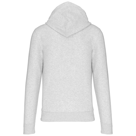 Sweat capuche écoresponsable Gris (Ash Heather) Kariban – vue 2