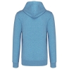 Sweat capuche écoresponsable Bleu chiné Kariban 280 g/m² – vue 2