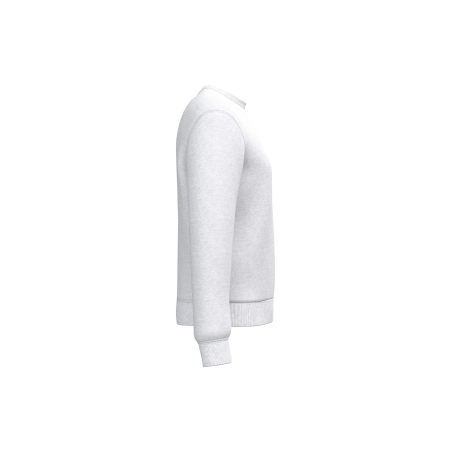 Sweat-shirt col rond unisexe Gris iDeal Basic Brand – vue 3