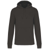 Sweat capuche écoresponsable gris homme 280 g/m² Kariban