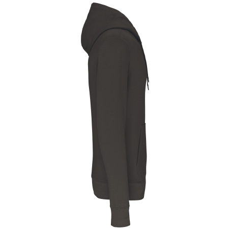 Sweat capuche écoresponsable gris homme 280 g/m² Kariban – vue 3