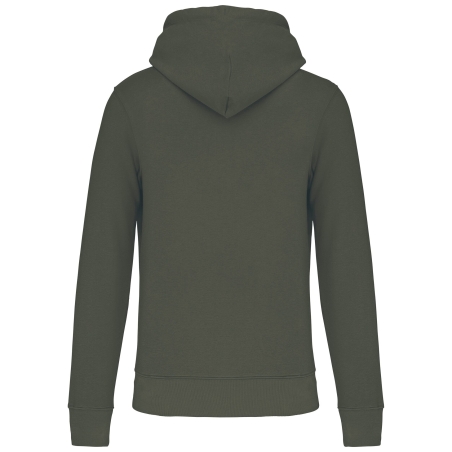Sweat capuche écoresponsable Dark Khaki 280 g/m² Kariban – vue 2