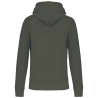 Sweat capuche écoresponsable Dark Khaki 280 g/m² Kariban – vue 2