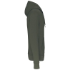 Sweat capuche écoresponsable Dark Khaki 280 g/m² Kariban – vue 3