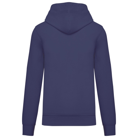 Sweat capuche écoresponsable homme Violet Deep Purple Kariban – vue 2