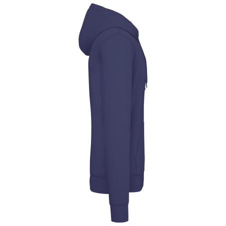 Sweat capuche écoresponsable homme Violet Deep Purple Kariban – vue 3