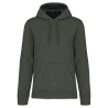 Sweat-shirt écoresponsable à capuche Kariban Vert Marble