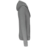 Sweat à capuche écoresponsable Gris Kariban – 280 g/m² – vue 3
