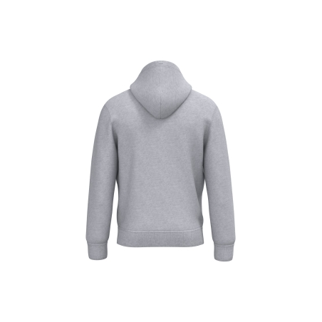 Sweat-shirt à capuche unisexe Gris oxford iDeal Basic Brand – vue 2