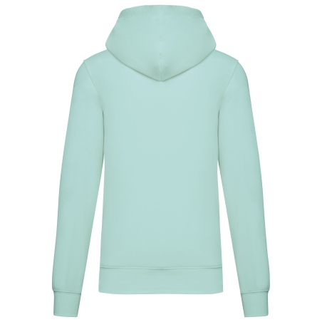 Sweat à capuche écoresponsable Bleu Ice Mint Kariban – vue 2