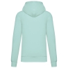 Sweat à capuche écoresponsable Bleu Ice Mint Kariban – vue 2