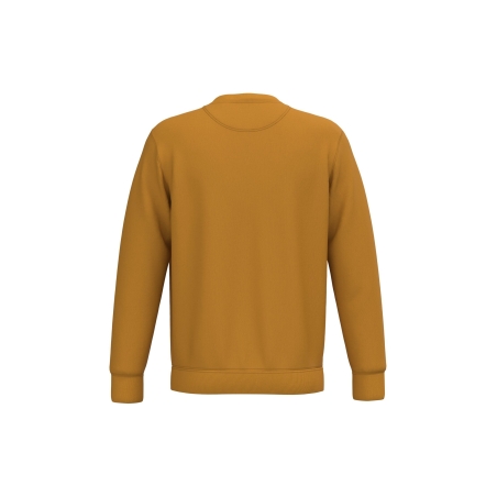 Sweat-shirt écoresponsable col rond unisexe Orange Curcuma Native Spirit – vue 2