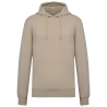 Sweat capuche écoresponsable beige homme Kariban 280 g/m²