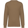Sweat-shirt écoresponsable col rond Marron Native Spirit – vue 2