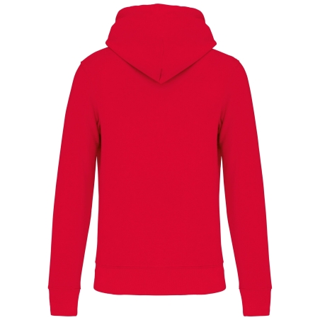 Sweat-shirt écoresponsable à capuche Rouge Kariban 280 g/m² – vue 2