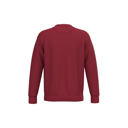 Sweat-shirt écoresponsable col rond Rouge Hibiscus Native Spirit – vue 2