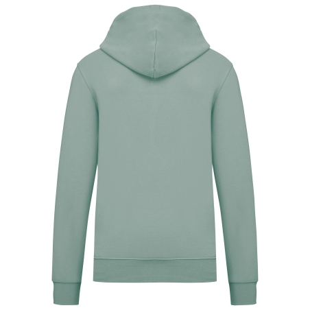 Sweat à capuche écoresponsable homme Kariban – Vert Sage – vue 2