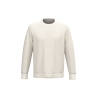 Sweat-shirt écoresponsable col rond unisexe Blanc Ivoire Native Spirit