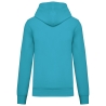 Sweat à capuche écoresponsable turquoise homme Kariban – vue 2