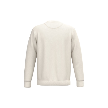 Sweat-shirt écoresponsable col rond unisexe Blanc Ivoire Native Spirit – vue 2