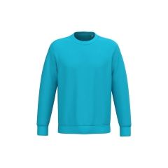 Sweat-shirt écoresponsable col rond Turquoise Native Spirit