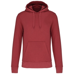 Sweat à capuche écoresponsable homme Rouge Terracotta Kariban