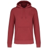 Sweat à capuche écoresponsable homme Rouge Terracotta Kariban