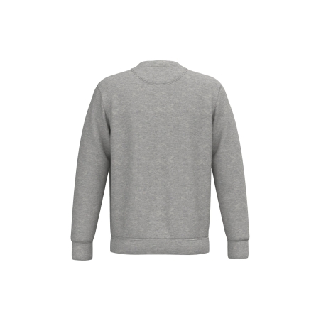 Sweat-shirt écoresponsable col rond unisexe Gris Moon chiné Native Spirit – vue 2